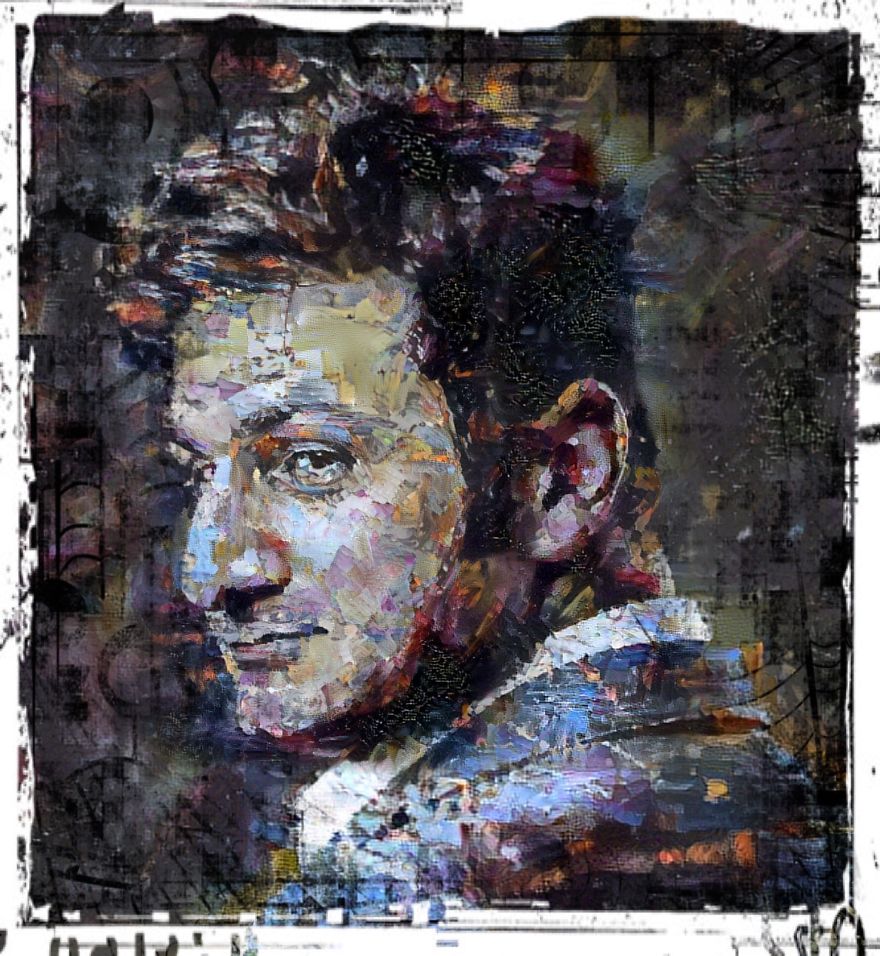 I Do Neural Network Art Of Images I Find Online.