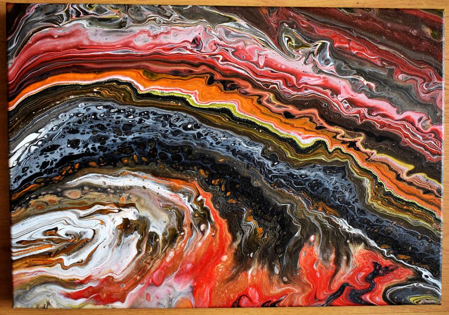 Acrylic Pouring – Unusual Paintings - Part 2