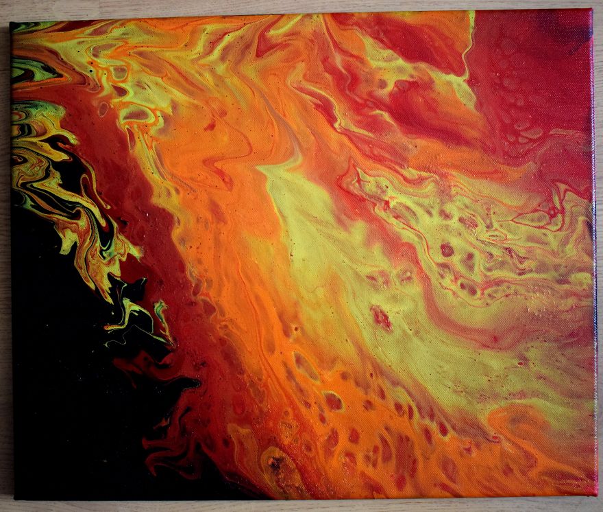 Acrylic Pouring – Unusual Paintings - Part 2