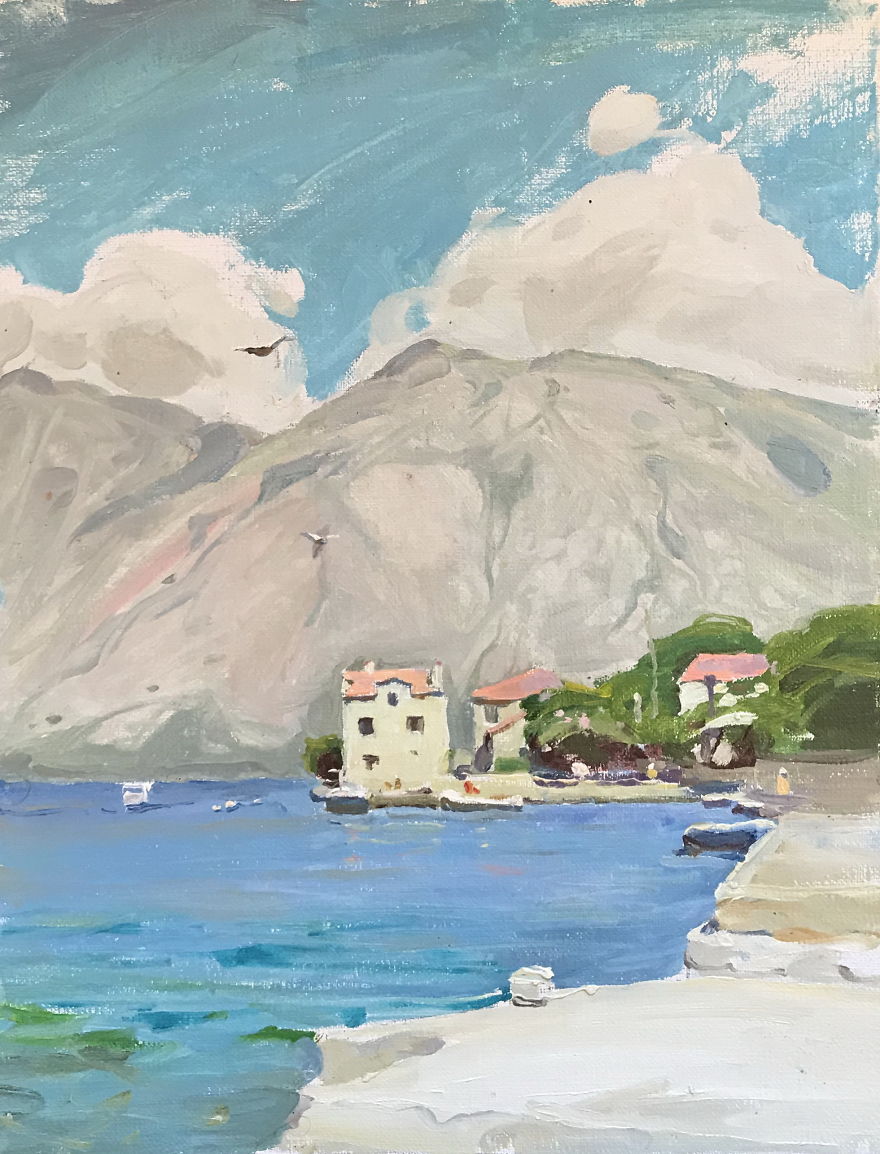 My Top 10 Oil Painting From Montenegro Plein Air 2018