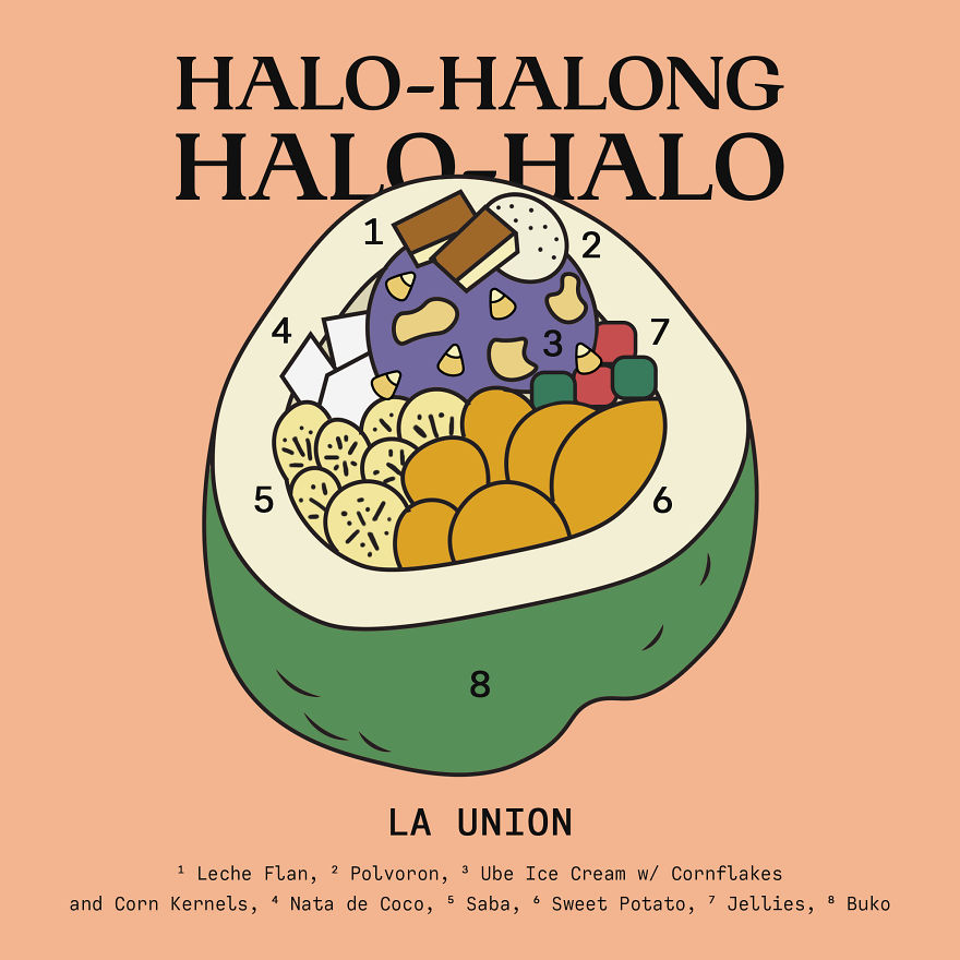 We Make Illustrations Of Different Versions Of A Filipino Dessert Called Halo-Halo
