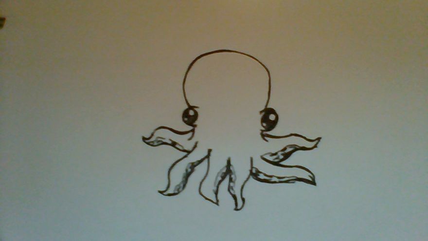 How To Draw An Adorable Octopus (Easy)