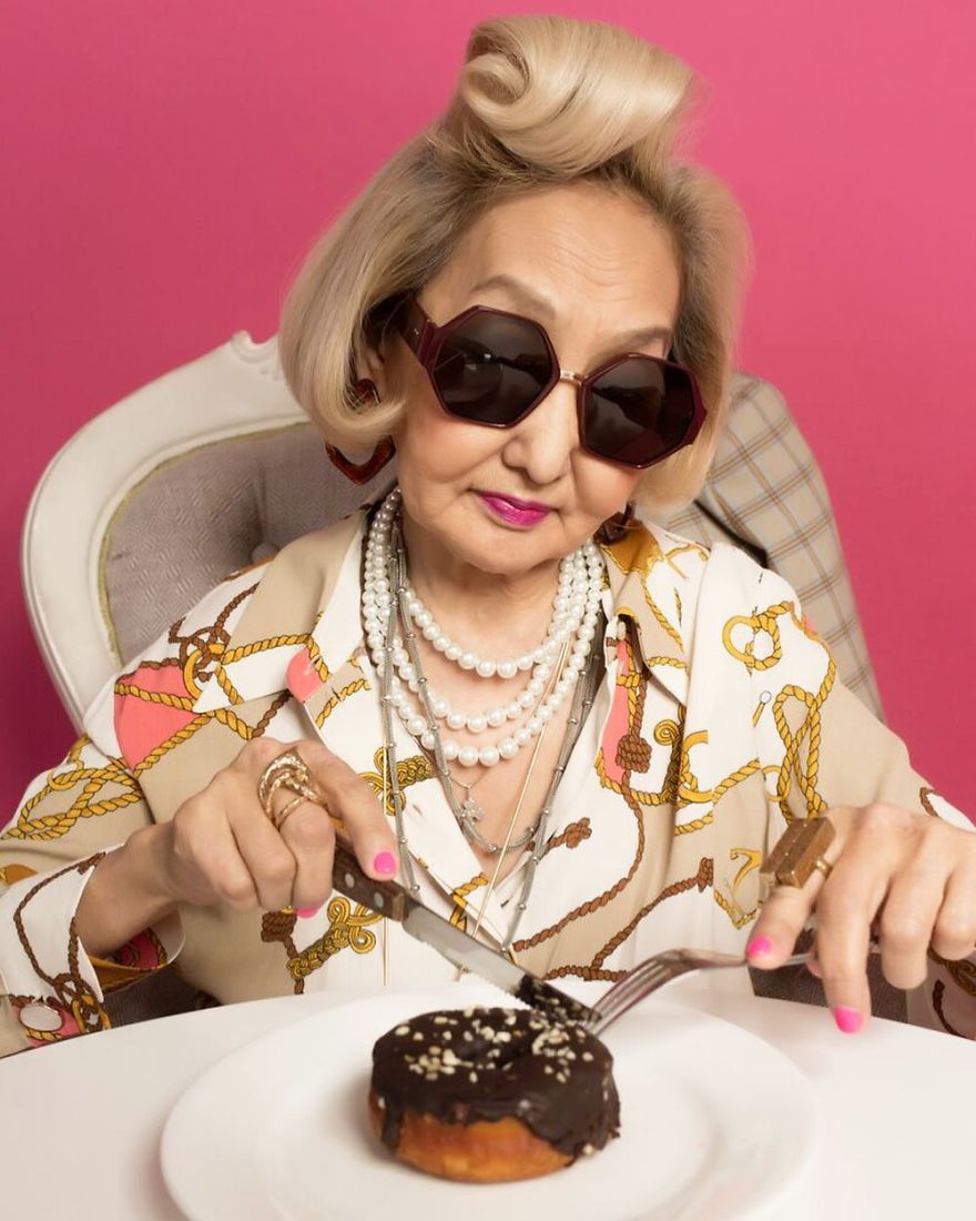 Company Creates Advertisement For Bakery With Elderly Models Posing With Their Products