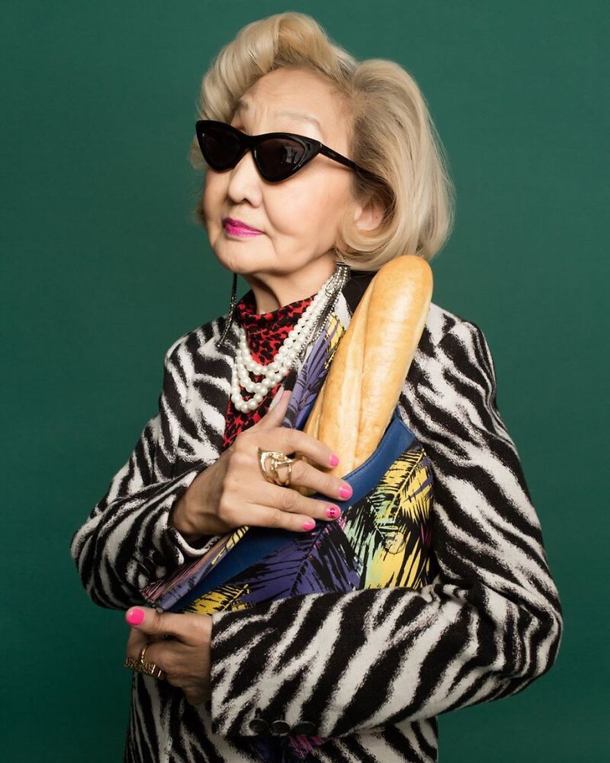 Company Creates Advertisement For Bakery With Elderly Models Posing With Their Products