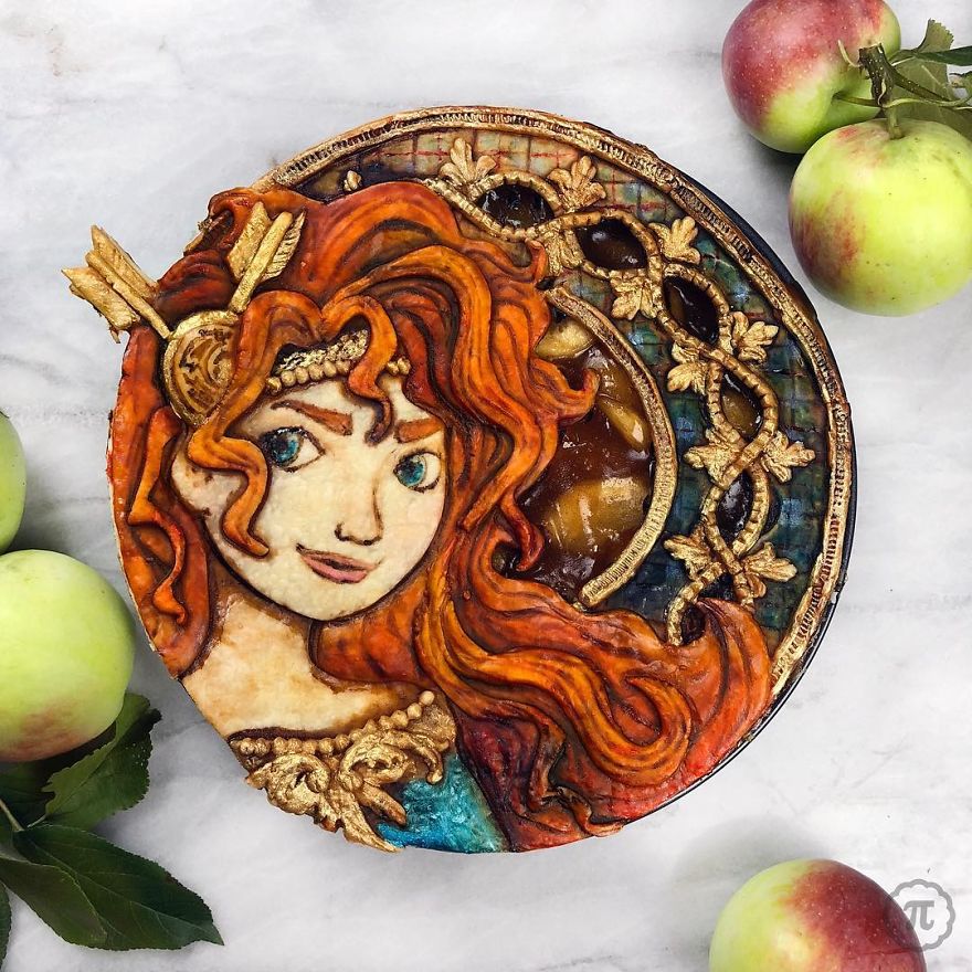 Princess Merida Apple Spice Pie