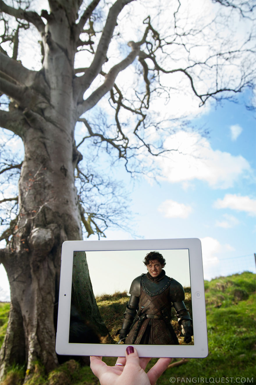Robb Stark Hears About His Father’s Death, Filmed At Inch Abbey In Northern Ireland