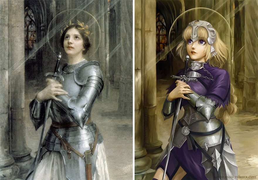 Joan Of Arc (Charles-Amable Lenoir) As Jeanne D'arc