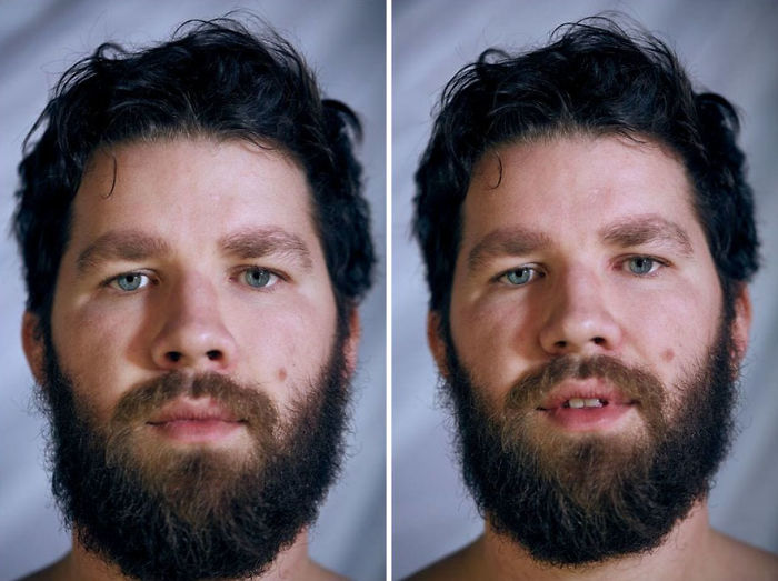 Photographer Takes Portraits Of People With And Without Clothes, Asks Viewers To Guess Which One Is Naked From Their Faces
