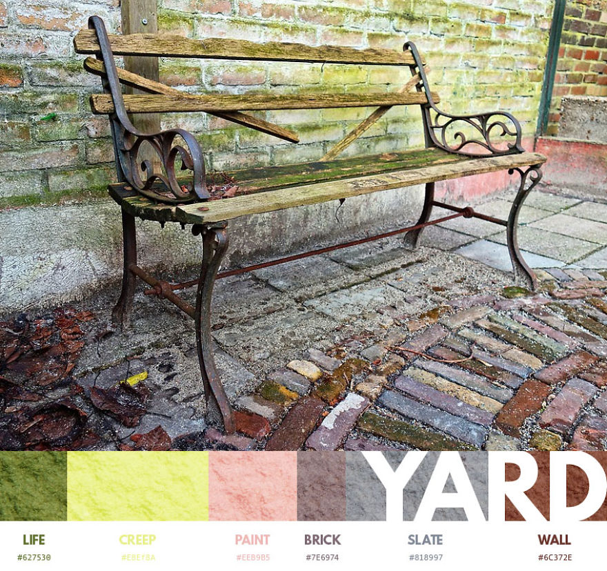 These Colour Palettes Show The Beauty Of Decay