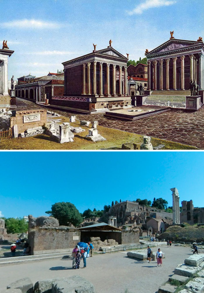 Temple Of Castor And Pollux And Temple Of Caesar