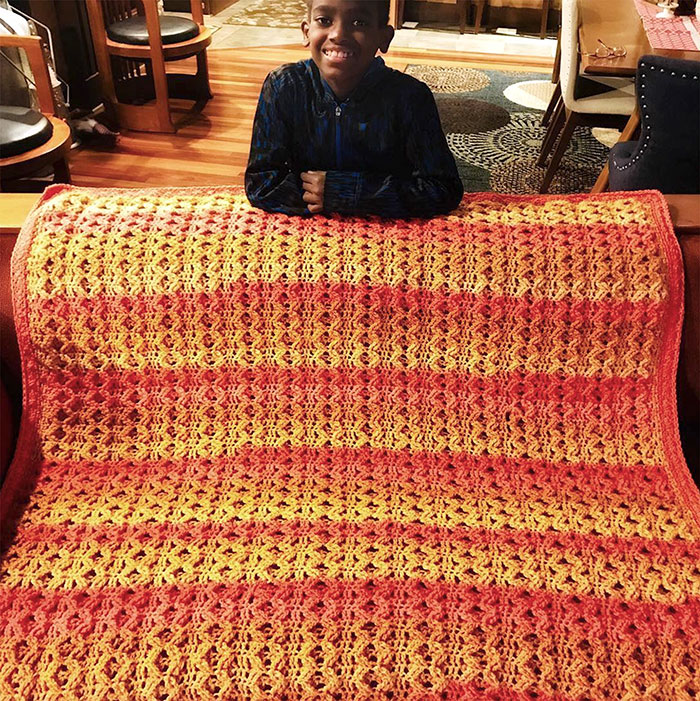 This 11-Year-Old Boy Learned To Crochet At The Of Age 5 And Is Now Called A Crocheting Prodigy