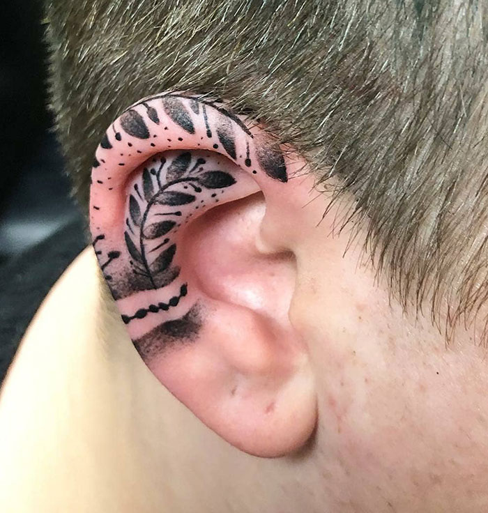 Ear Tattoo Design