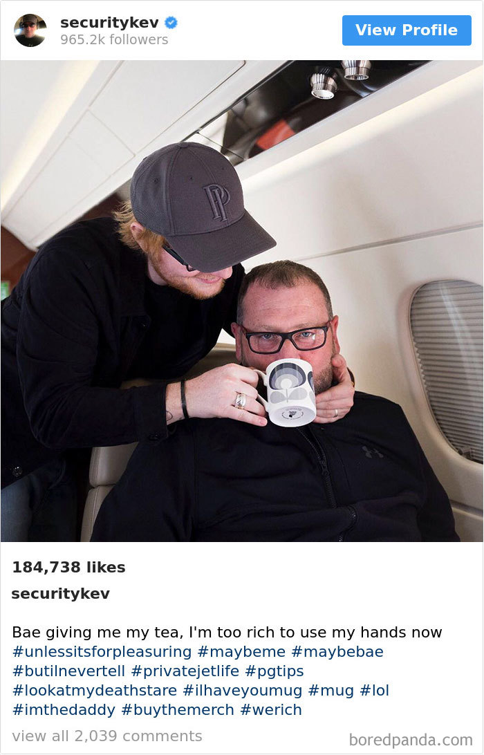 Bae Giving Me My Tea, I'm Too Rich To Use My Hands Now #unlessitsforpleasuring #maybeme #maybebae #butilnevertell #privatejetlife #pgtips #lookatmydeathstare #ilhaveyoumug #mug #lol #imthedaddy #buythemerch #werich