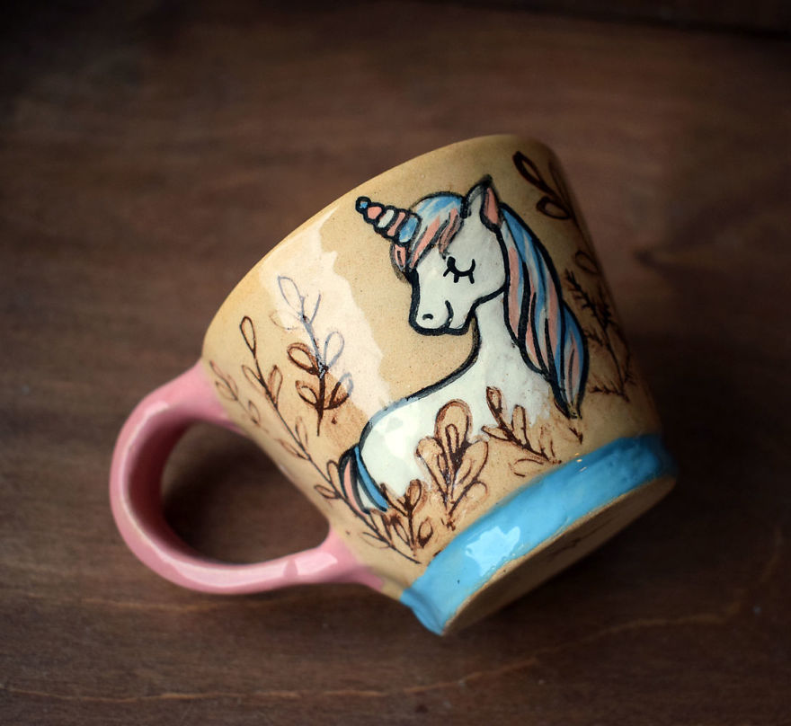 Amanita-Mugs, Cheshire-Mugs And Other Mug Stories By Julia Vlasova