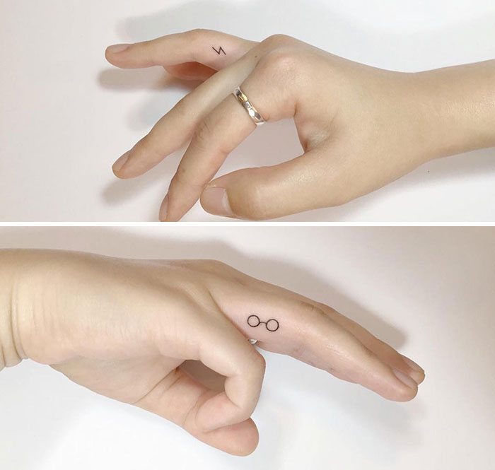 Finger Tattoos For A Potterhead