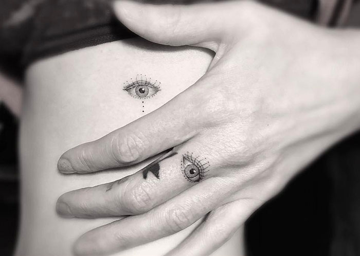 Matching Mom And Daughter Tattoos