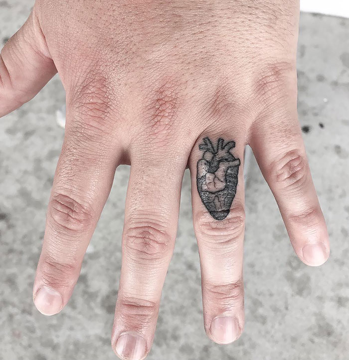 Tiny Finger Tattoo With Big Meaning