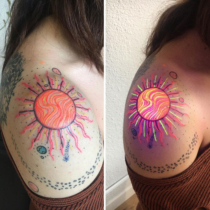 Added Some UV Ink To This Sun The Other Day