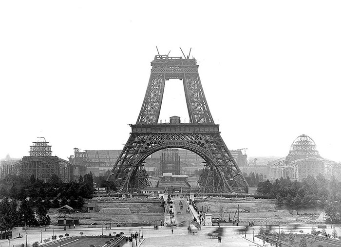 Eiffel Tower In Paris, France