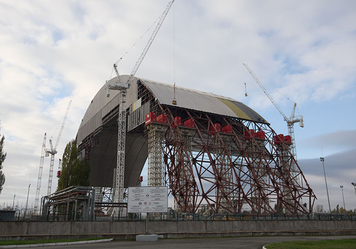 New Shelter For Chernobyl Nuclear Power Plant In Chernobyl, Ukraine