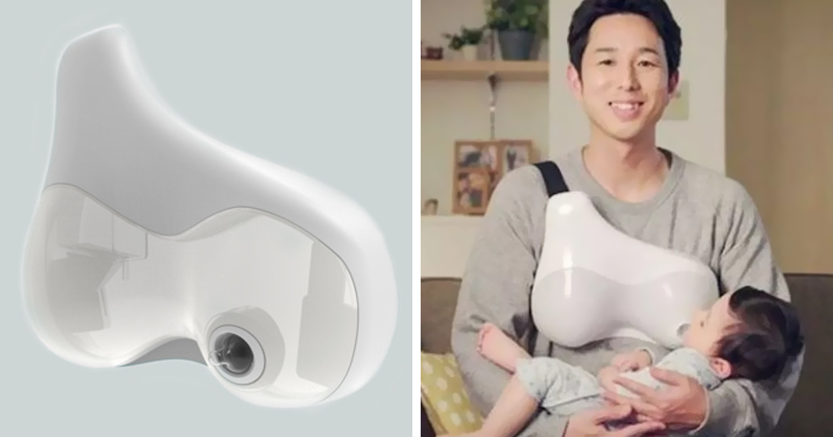 New Japanese Device Makes Breastfeeding Possible To Fathers Bored Panda