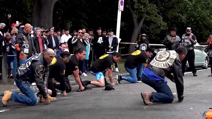 Biker Club Pays Respects To The Christchurch Victims By Performing An Emotional Haka Dance