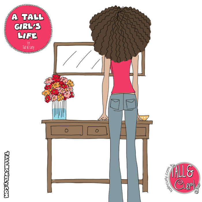 A Tall Girl's Life: Mirrors