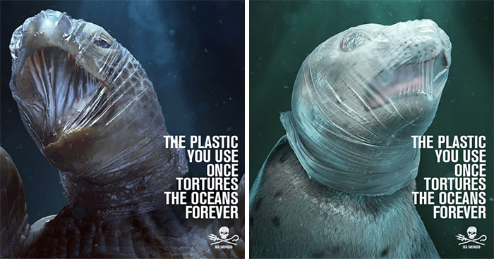 A Shocking Campaign Uses Graphic Images To Point Out The Damage That Plastic Pollution Has On The Ocean’s Wildlife