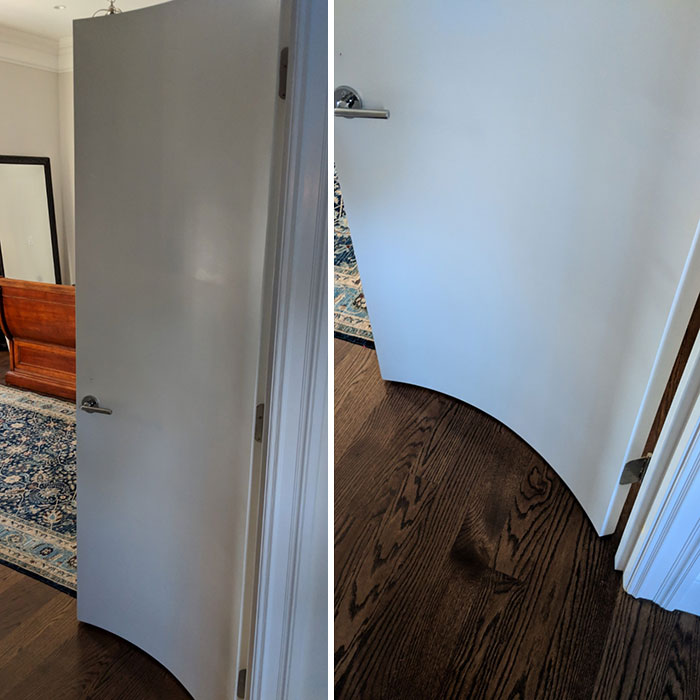 These Curved Doors At My Sister's New House