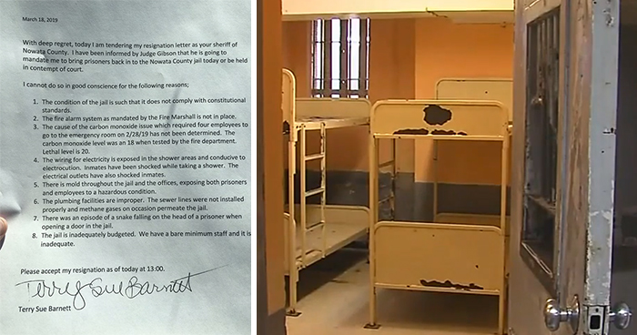 Judge Tells Sheriff To Open A Jail With Near-Lethal Conditions, She Hands In This Resignation Letter Instead