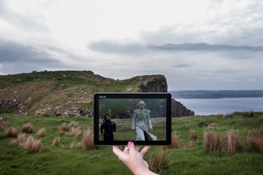 Tyrion Lannister And Khaleesi At Fair Head, Northern Ireland