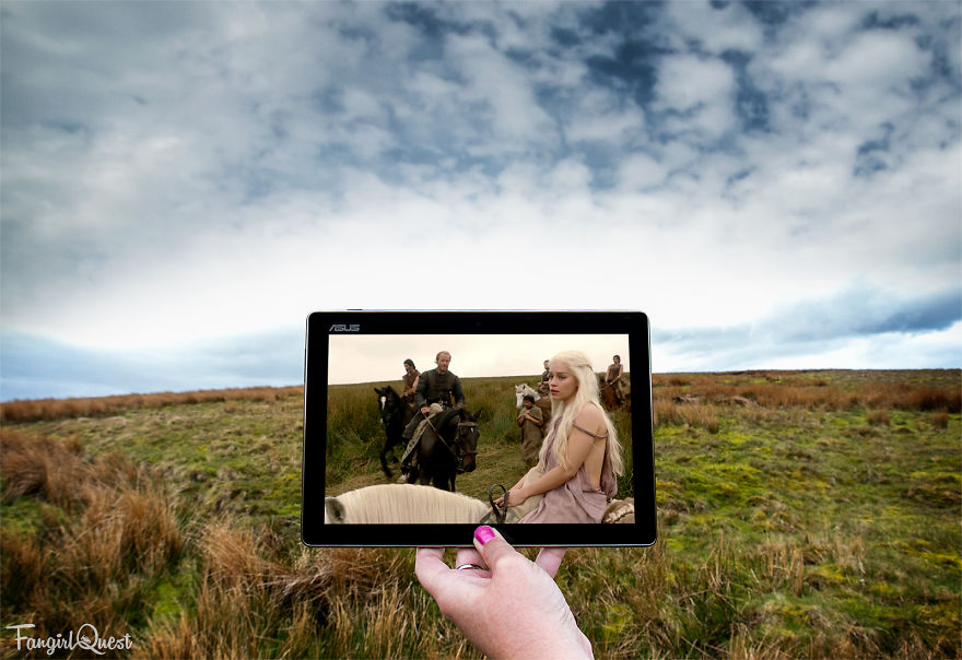 Sceneframing Khaleesi At Shillanavogy Valley, Northern Ireland