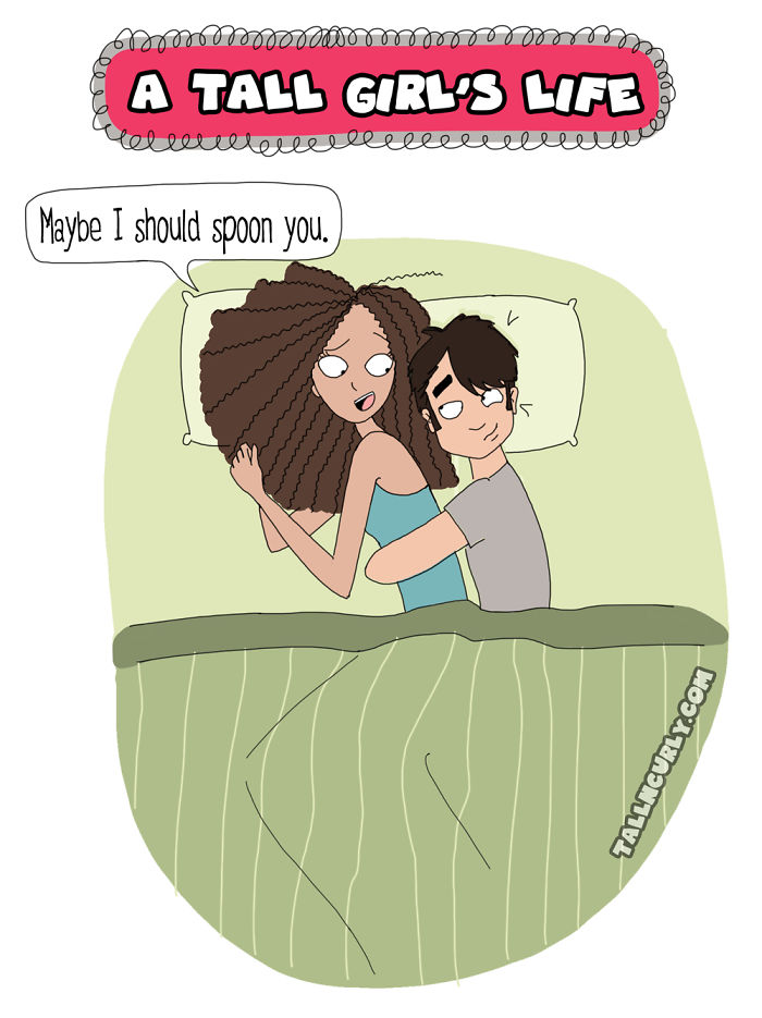 A Tall Girl's Life: Spooning With A Shorter Boyfriend