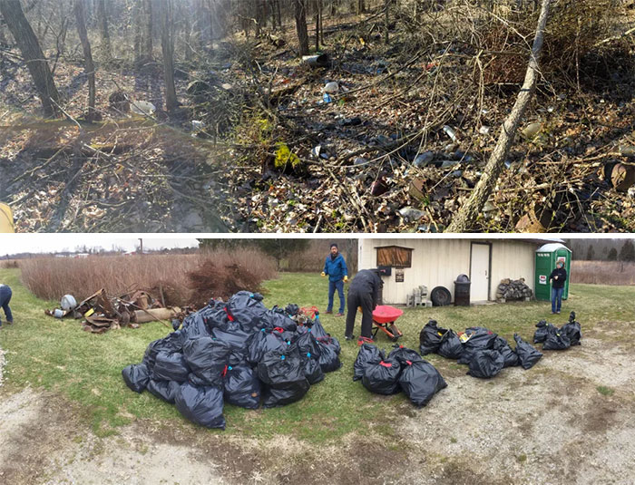 #trashtag My Eagle Scout Project From Last Year! Took A Whole Day With Nearly 20 People. Dayton, Oh, Usa