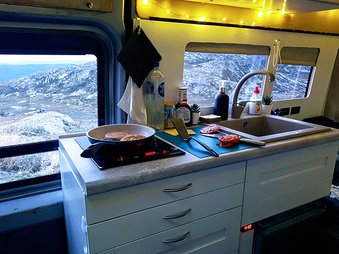 This Van's Kitchen May Be Small But The Views Are Infinite