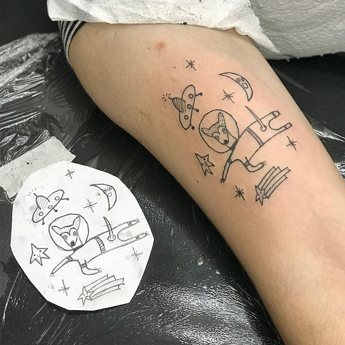 This Tattoo Artist Can't Draw And That's Why People Choose Her | Bored Panda