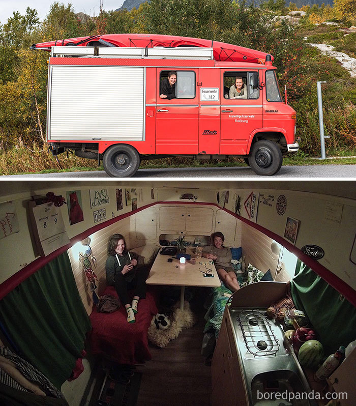 Our Firetruck. Dwelling Through Europe With My Sister For Over 8 Months