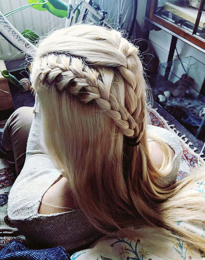 Easy Viking Hairstyle