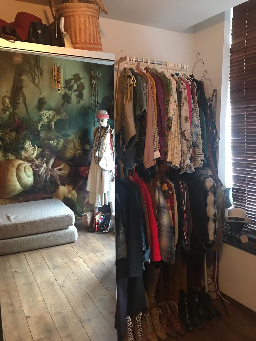 We Made A Wall That Matches Every Item In This Beautiful Dressingroom