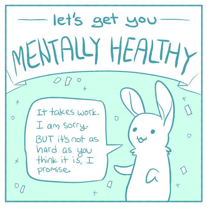 Artist With Depression Illustrates What She's Learned In Therapy To Help People Deal With Their Mental Health Problems