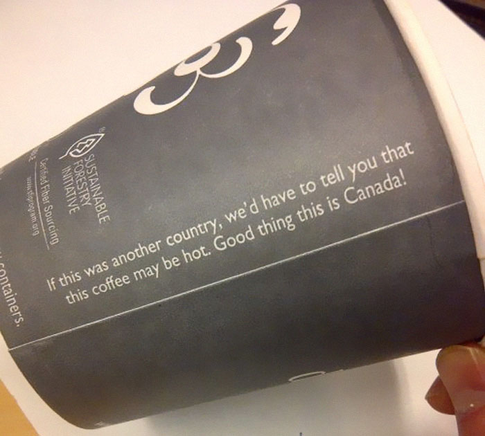 Canadians Try To Roast Americans Over 'Caution Hot' Signs On Coffee Cups, Get Burned With Comebacks