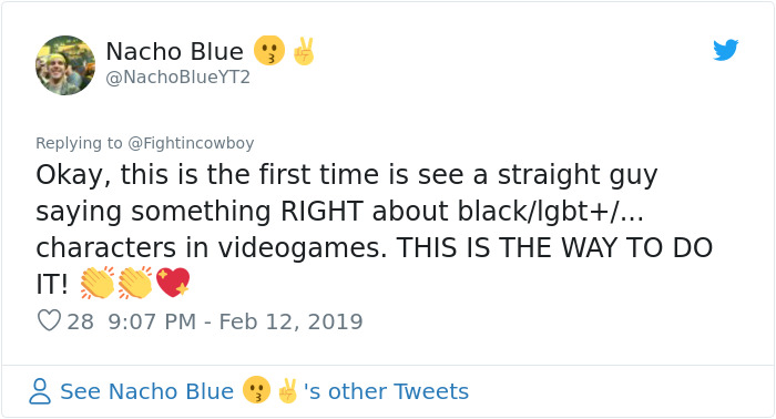 Gamers Are Getting Upset Over 'Forced Diversity', But This “Straight White Dude” Shuts Them Down In A Viral Twitter Thread