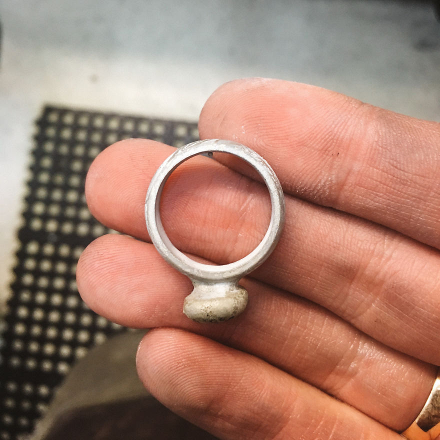 Man Brings A Completely Smashed Wedding Ring, Asks Me To Remake It As Accurately As Possible