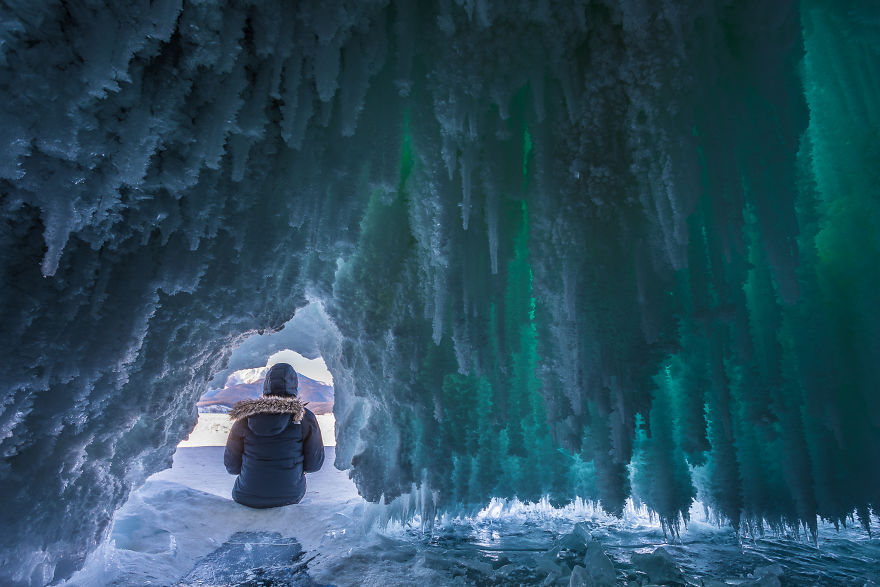 Inside Ice Cave