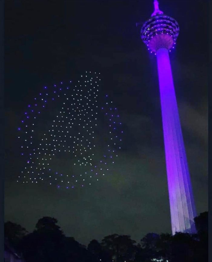 300 Drones Recreated Symbols Of 'Avengers: Endgame' In The Malaysian Sky