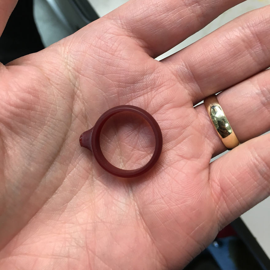Man Brings A Completely Smashed Wedding Ring, Asks Me To Remake It As Accurately As Possible