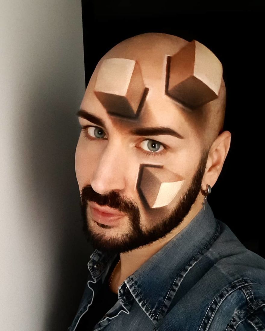 Makeup Artist Makes Your Face A Screen And You Will Be Impressed