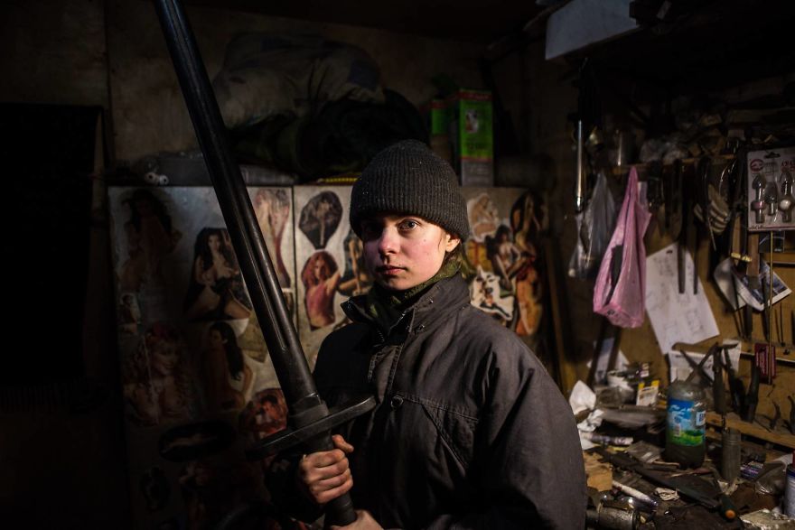 Female Blacksmith In Ukraine