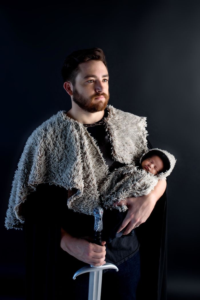 My Wife Let Me Nerd Out For My Son’s Newborn Session So I Present To You Lord Hamish Of House Shirley, First Of His Name