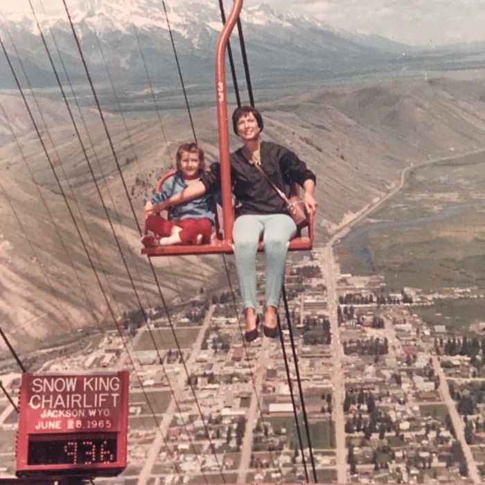 My Mother And Grandmother Demonstrating Safety Standards In The 1960s